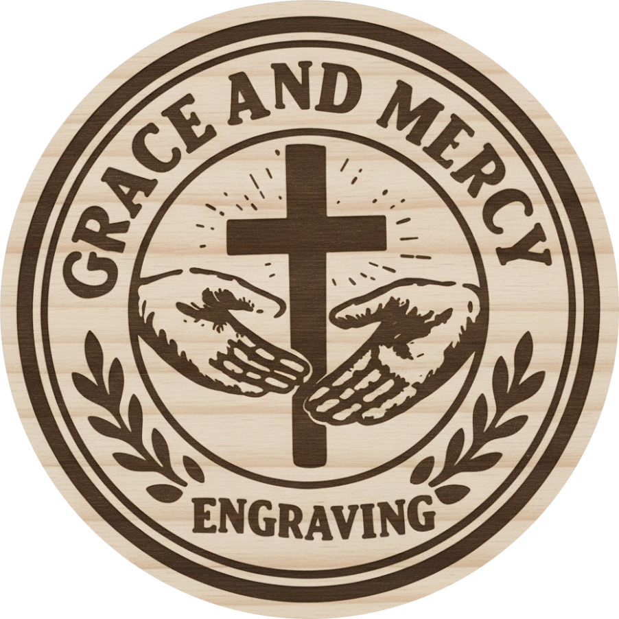 Grace & Mercy Engraving Logo